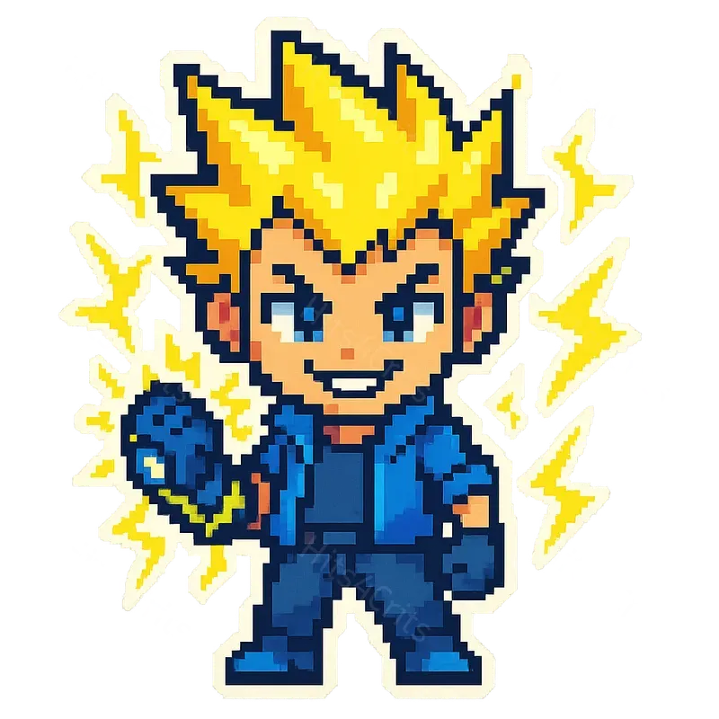 16bit Inspired Stickers