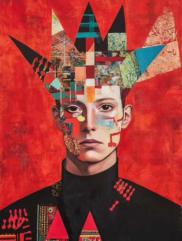 Avantgarde Ethnic Portrait Art