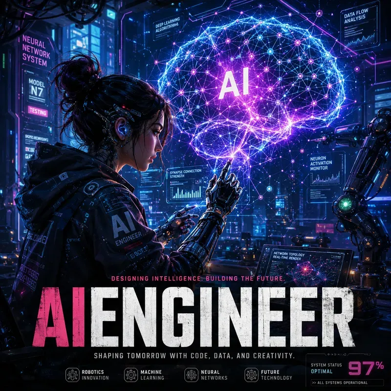 Cyberpunk Tech Posters