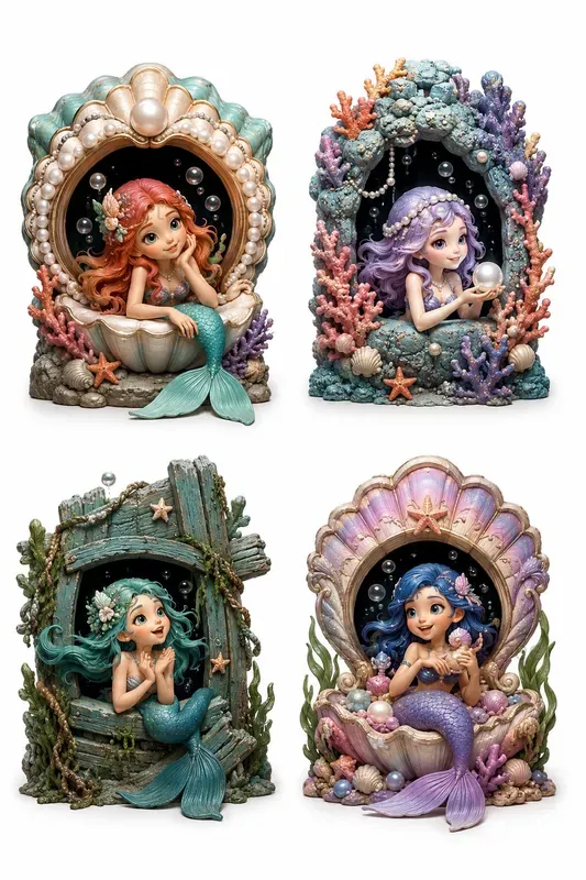 Window Peeker Clipart Sets