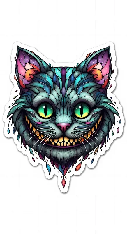 Cinematic Glass Burst Stickers