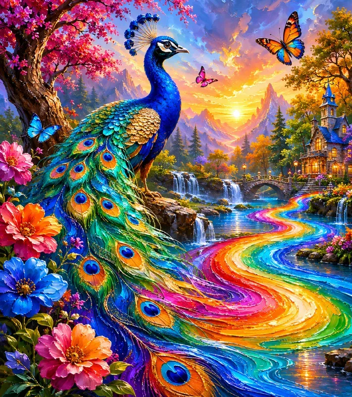 Rainbow River Dreamscape Palette Flows