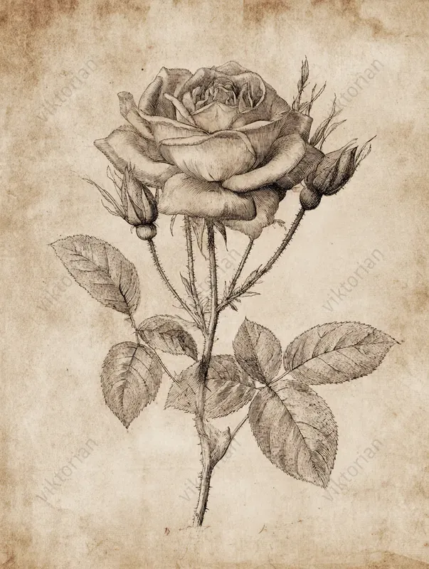 Vintage Botanical Sketch Illustrations