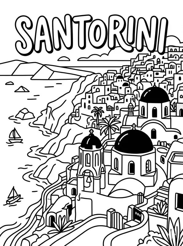 Retro Pop Coloring Book Pages