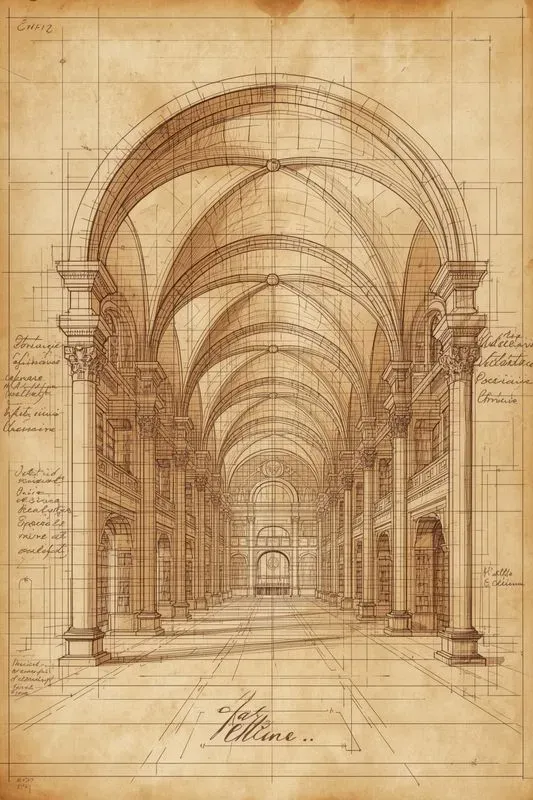 Leonardo Da Vinci Architectural Sketches