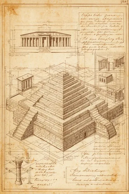 Leonardo Da Vinci Architectural Sketches