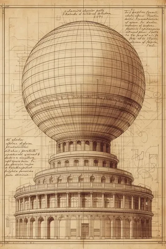 Leonardo Da Vinci Architectural Sketches