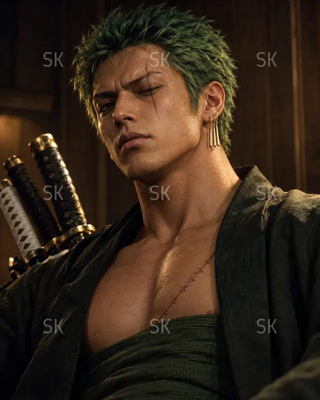 Cinematic 3d Anime Character Portraits