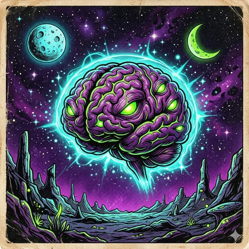 Retro Scifi Alien Art Generator
