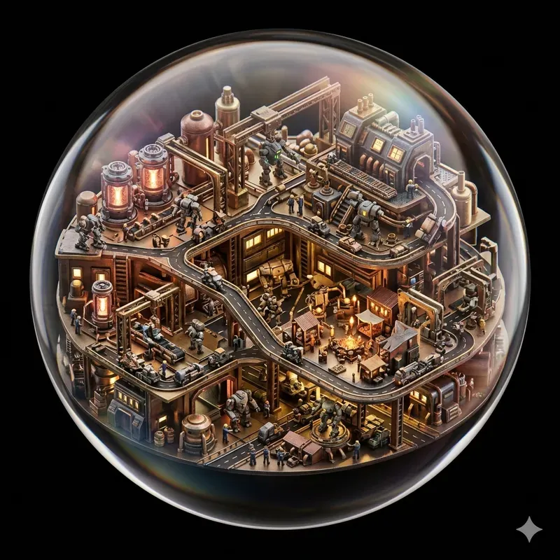 Consistent Miniature Life Diorama Orbs