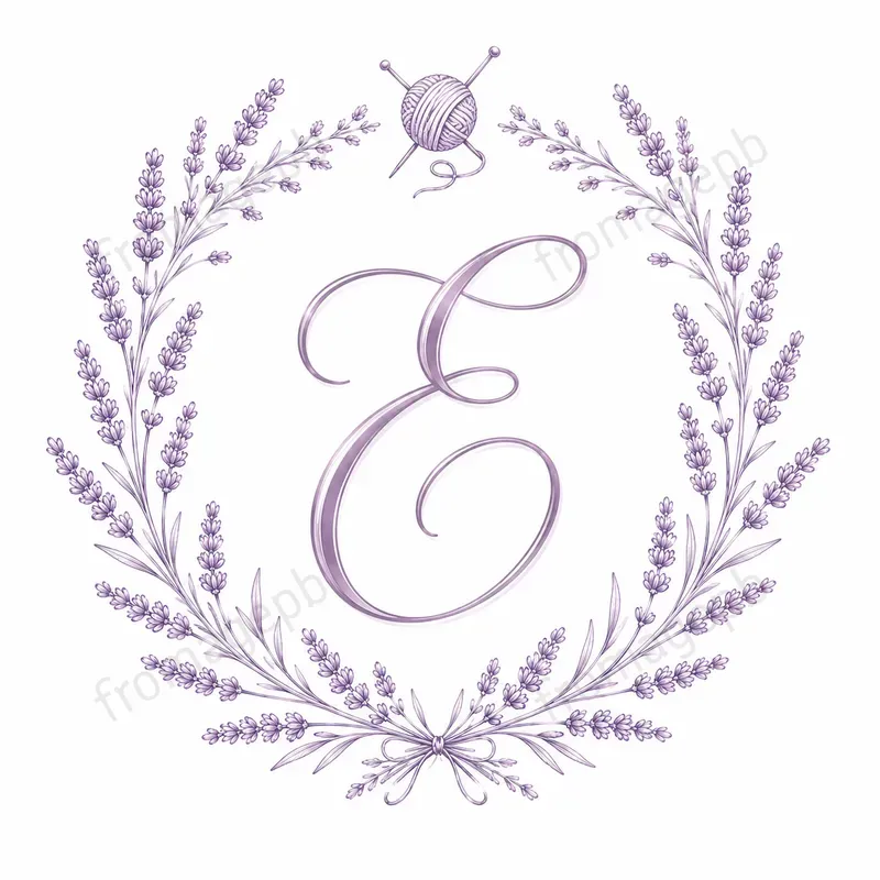 Custom Monogram Wreath Logo Designs