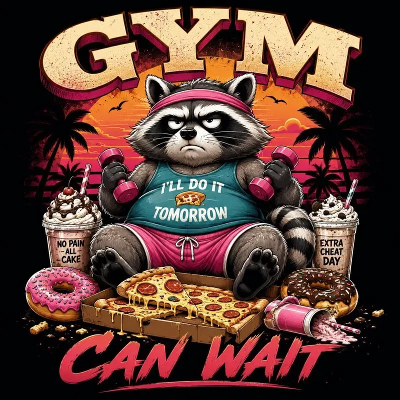 Too Lazy Gym Animals