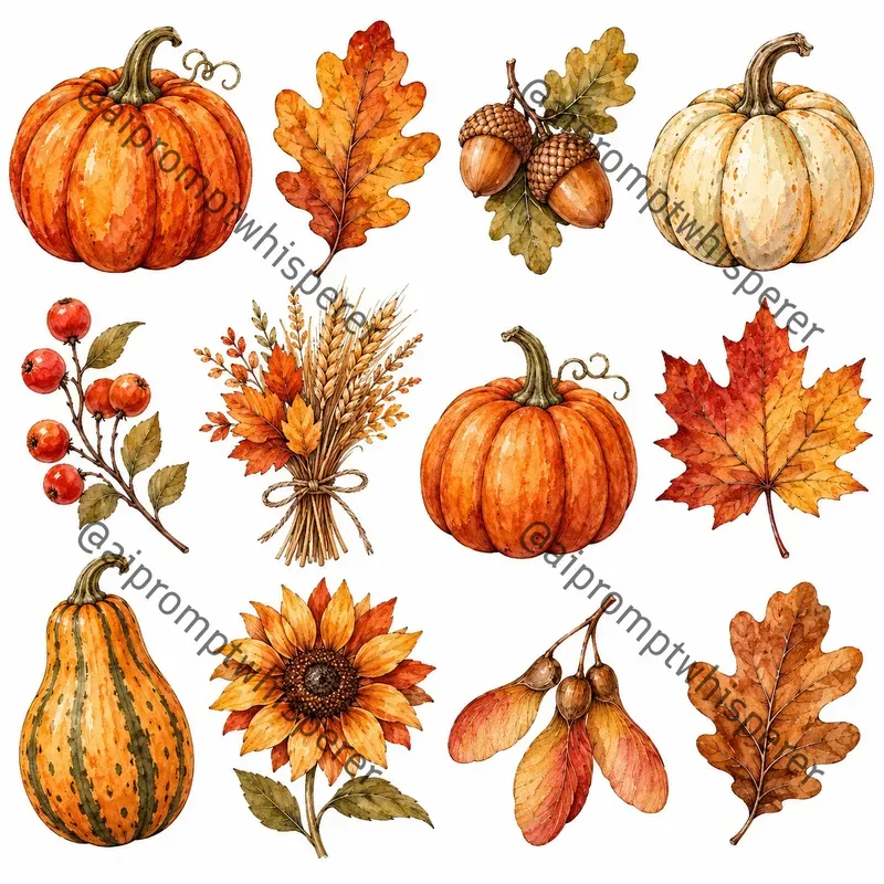 Watercolor Clipart Sheet Maker For Etsy