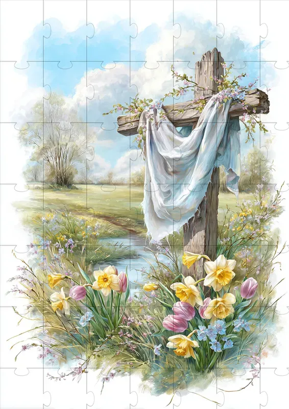Vintage Easter Meadow Illustrations
