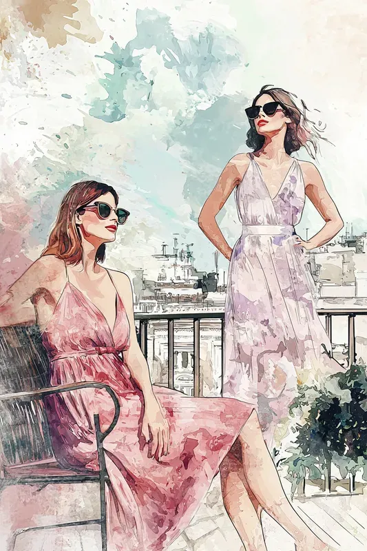 Girls Stylish Summer Moments