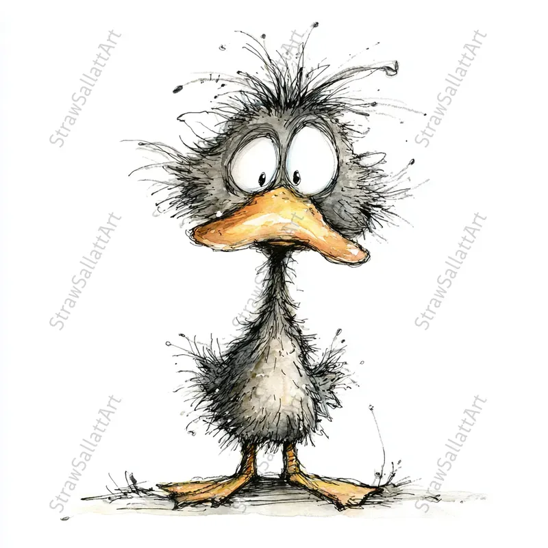 Funny Quirky Animal Logo Illustrations