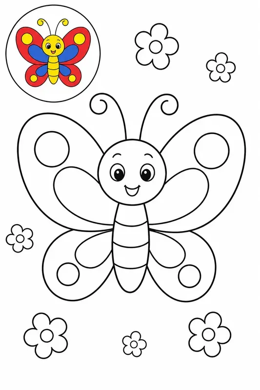See And Color Page Generator