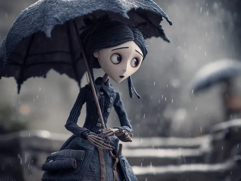 Tim Burton Style Stop Motion Characters
