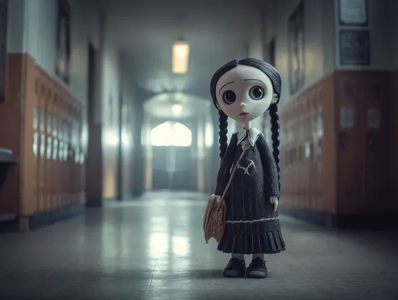 Tim Burton Style Stop Motion Characters