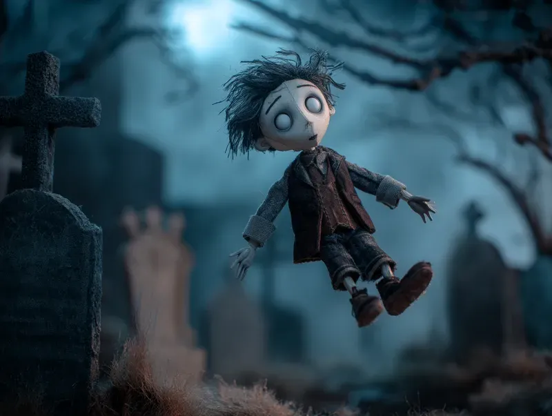 Tim Burton Style Stop Motion Characters