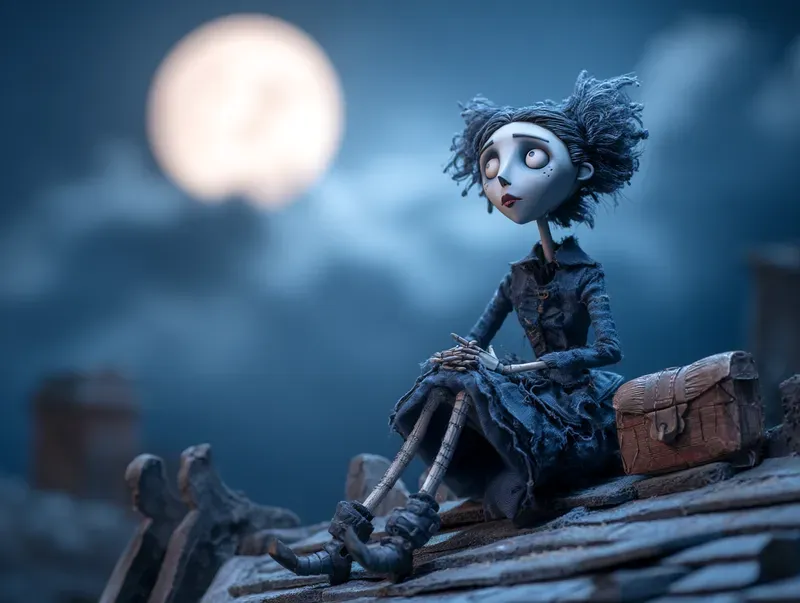 Tim Burton Style Stop Motion Characters