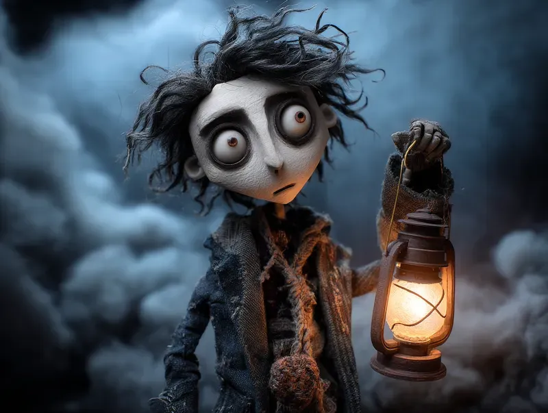 Tim Burton Style Stop Motion Characters