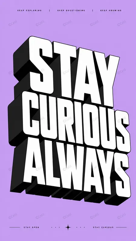 3D Typography Posters