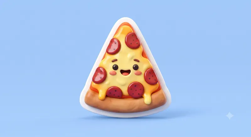Cute 3D Clay Diecut Sticker Generator