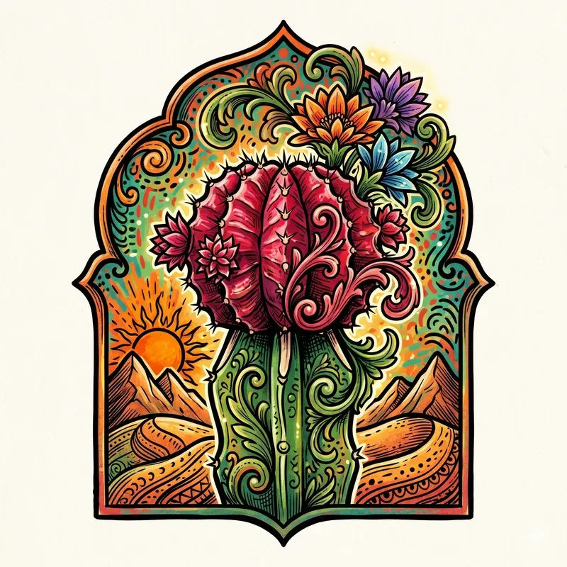 Fantasy Cacti Emblems