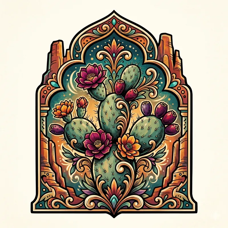 Fantasy Cacti Emblems