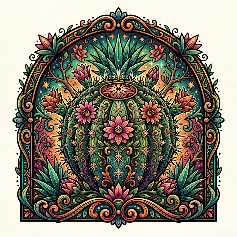 Fantasy Cacti Emblems