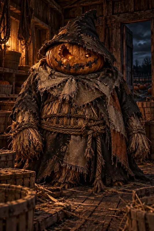 Pumpkin Scarecrow Nightmare Figures