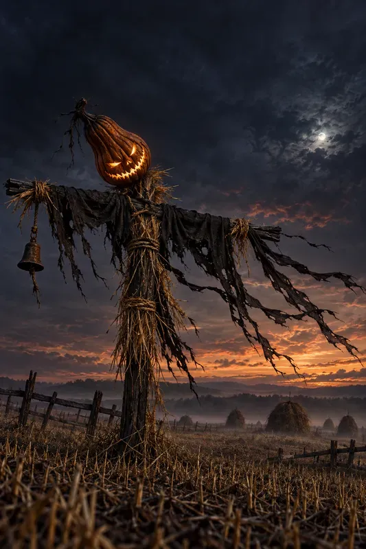 Pumpkin Scarecrow Nightmare Figures