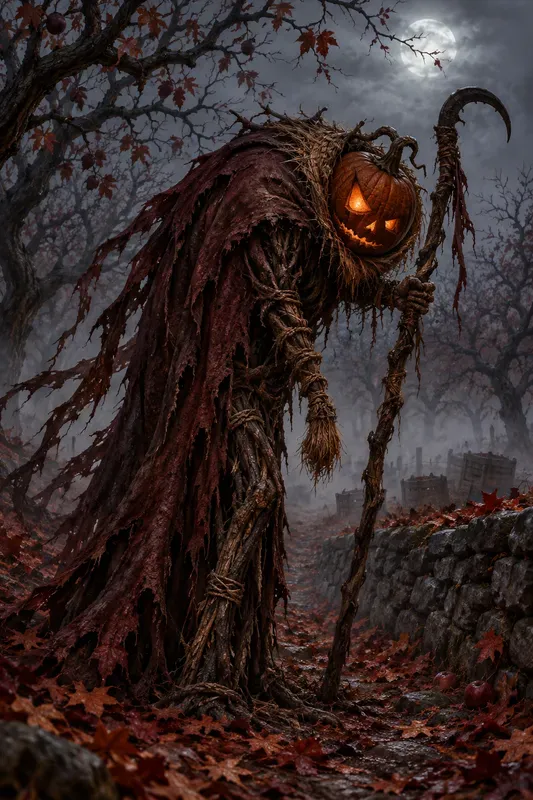 Pumpkin Scarecrow Nightmare Figures