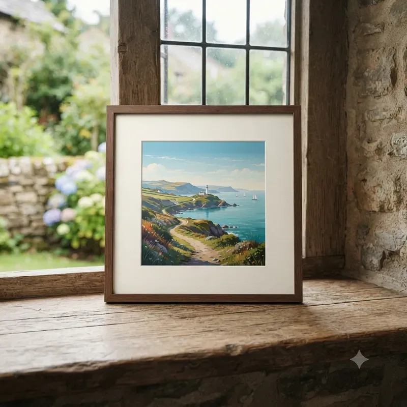 Cottage Window Poster Mockup Systems