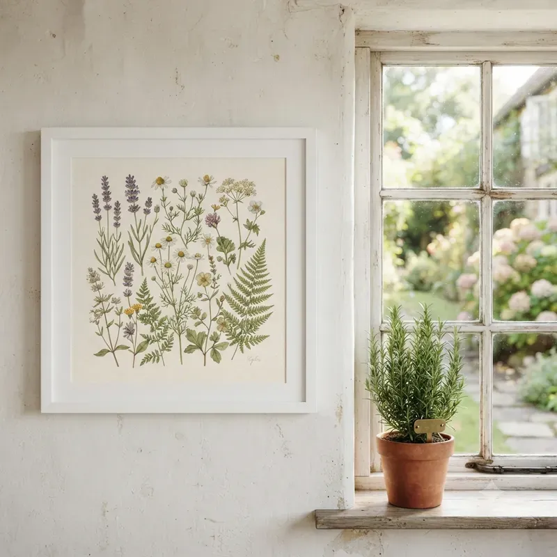 Cottage Window Poster Mockup Systems