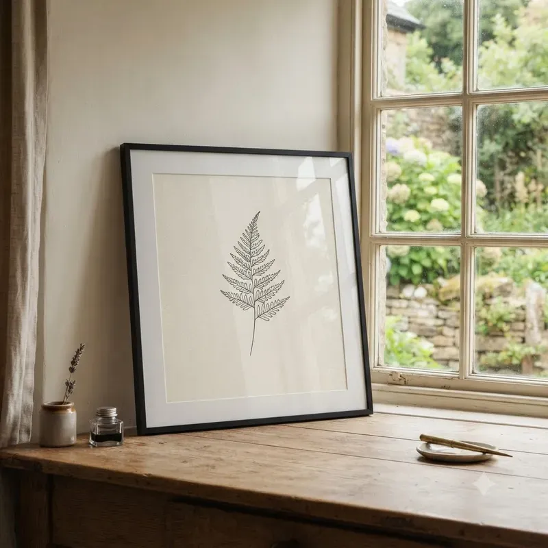 Cottage Window Poster Mockup Systems