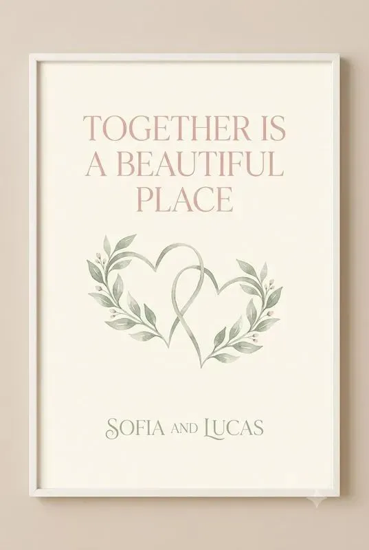 Romantic Love Quote Poster Studios
