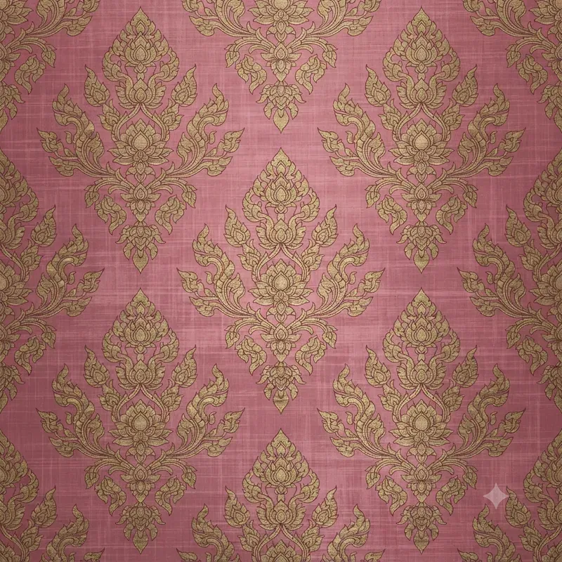 Thai Silk Kanok Seamless Patterns