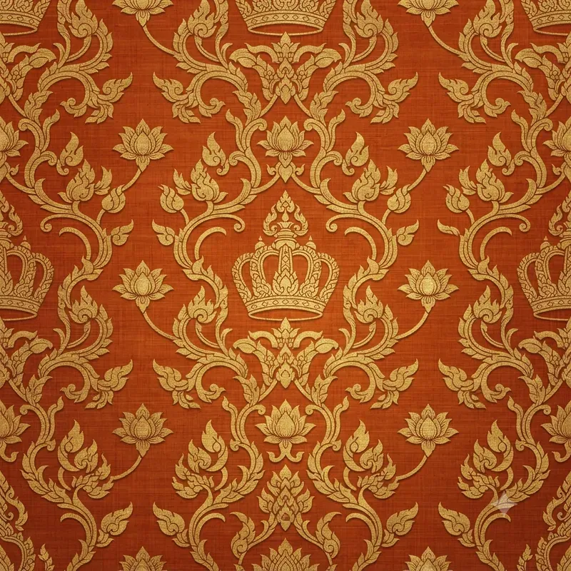 Thai Silk Kanok Seamless Patterns