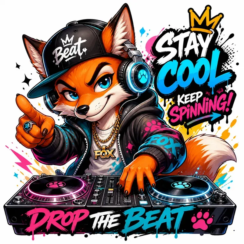 Cartoon Action Mascots