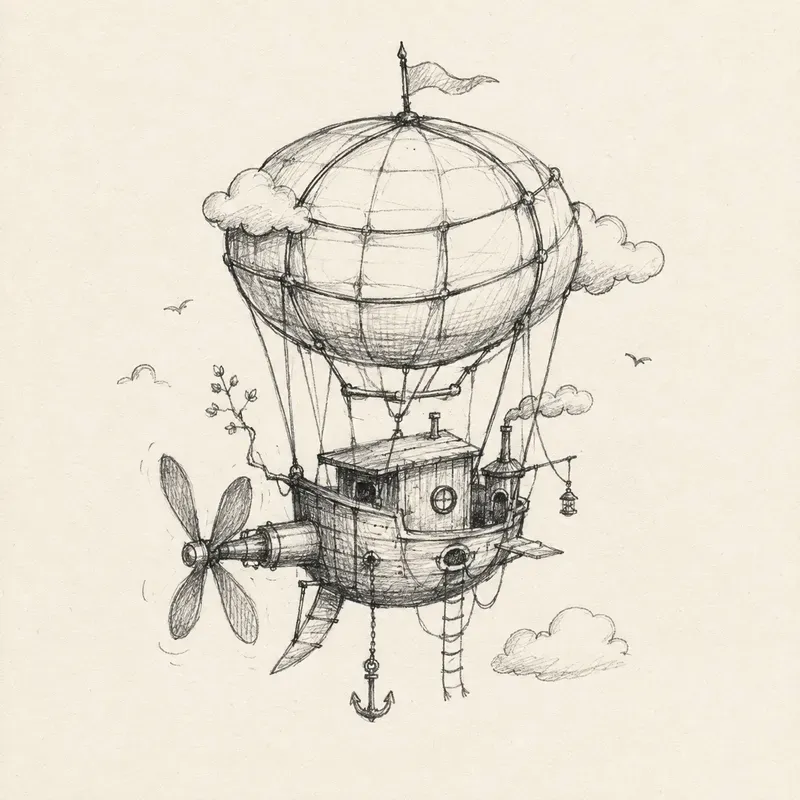 Whimsical Handdrawn Sketches