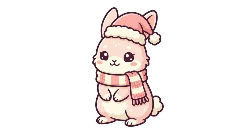 Cute Christmas Animal Cliparts