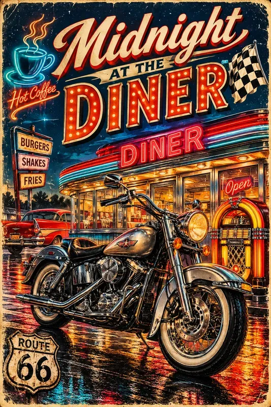 Vintage Americana Travel Posters