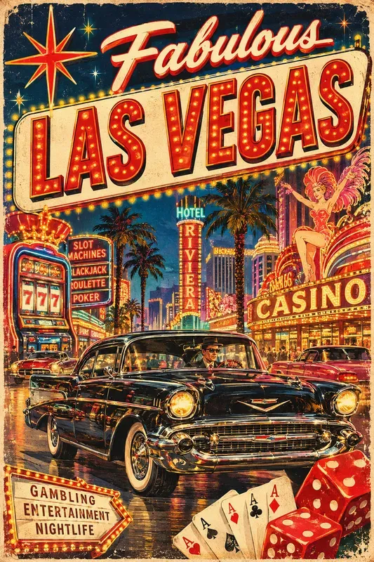 Vintage Americana Travel Posters