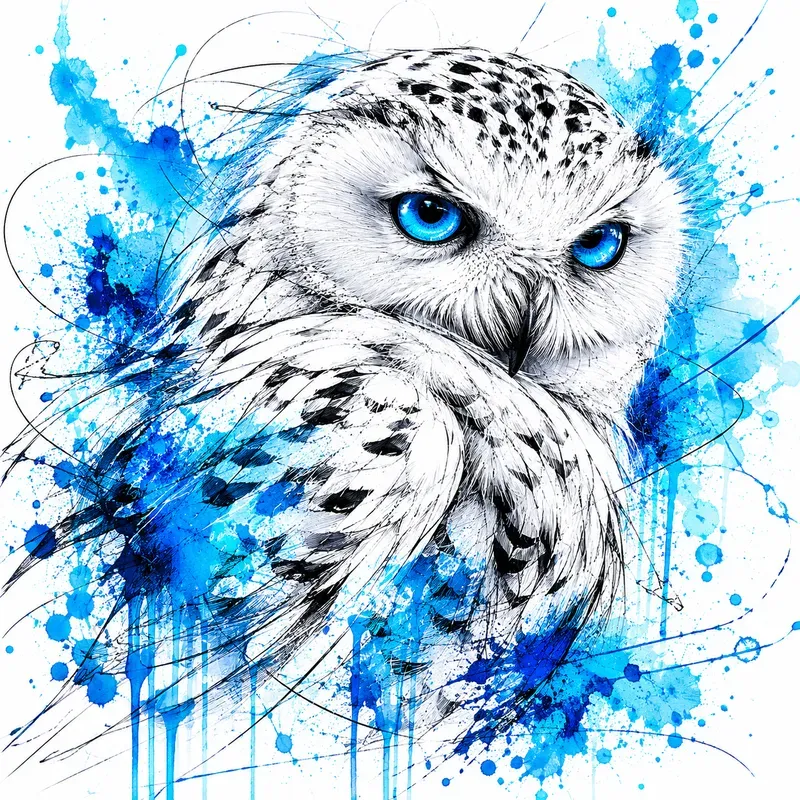 Ink Sketches And Watercolor Animals