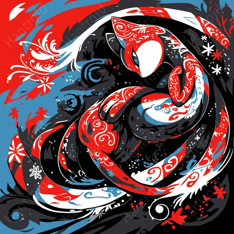 Pokemon Vibrant Dynamic Art