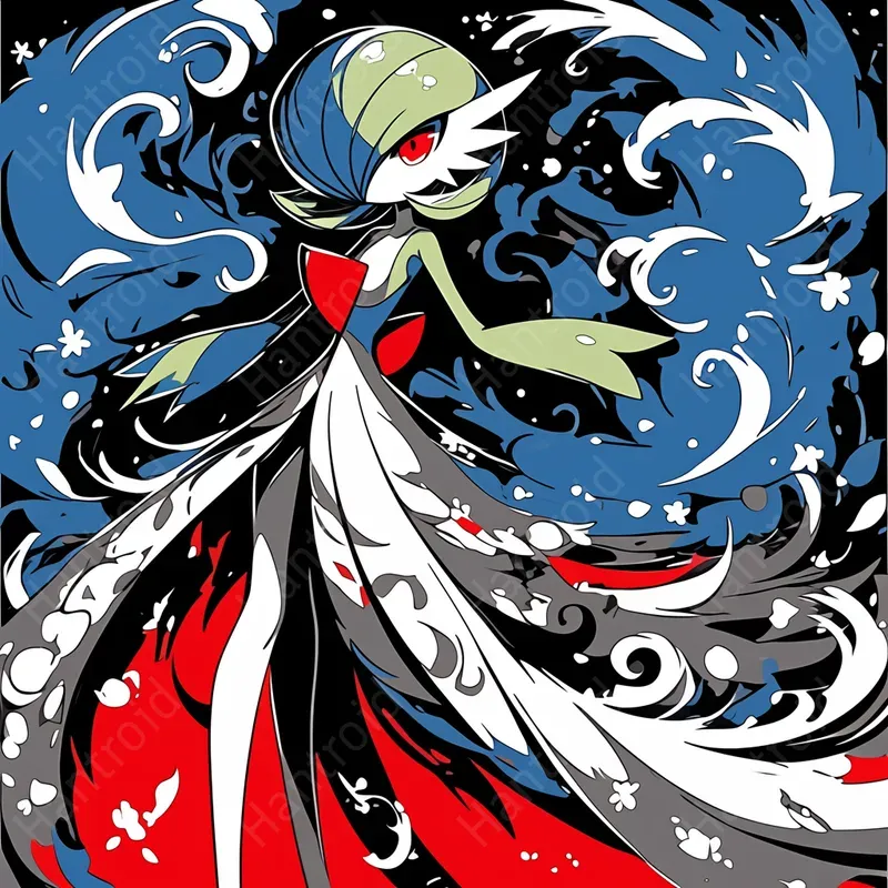 Pokemon Vibrant Dynamic Art