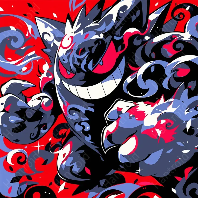 Pokemon Vibrant Dynamic Art