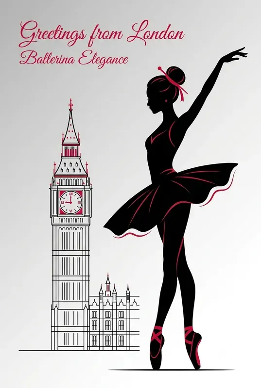 Minimalist Chic Silhouette Travel Art